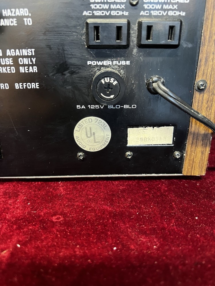 Sears Roebuck LXI Series Receiver Model 92581050