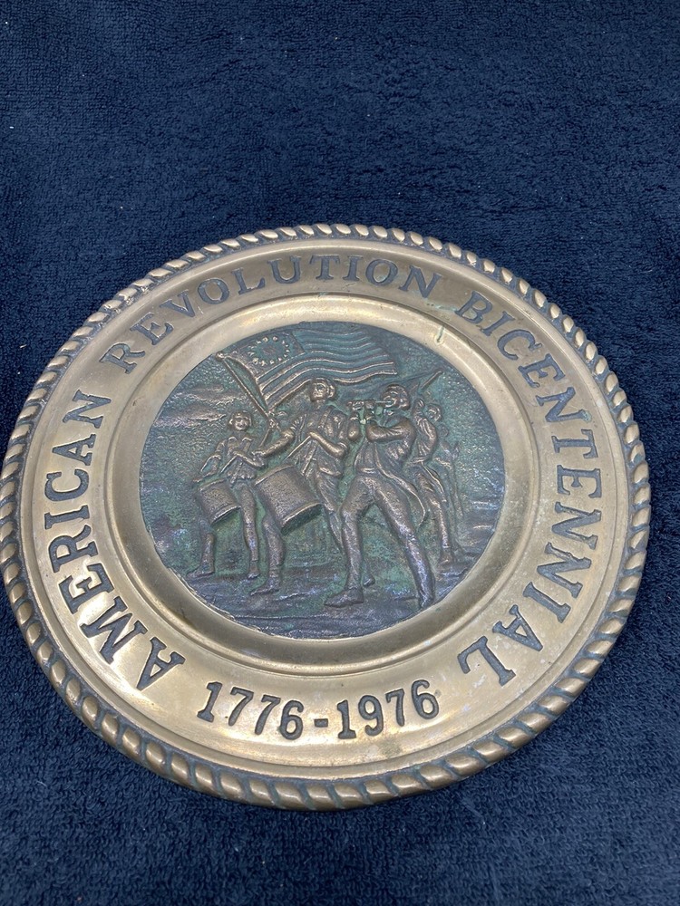 copper / Brass bicentennial hanging plaque