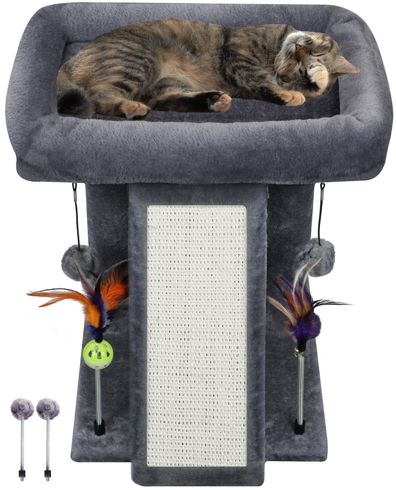 TWDEPART Cat Tree Tower with Cat Scratching Post for Indoor Cats, Activity Ce...