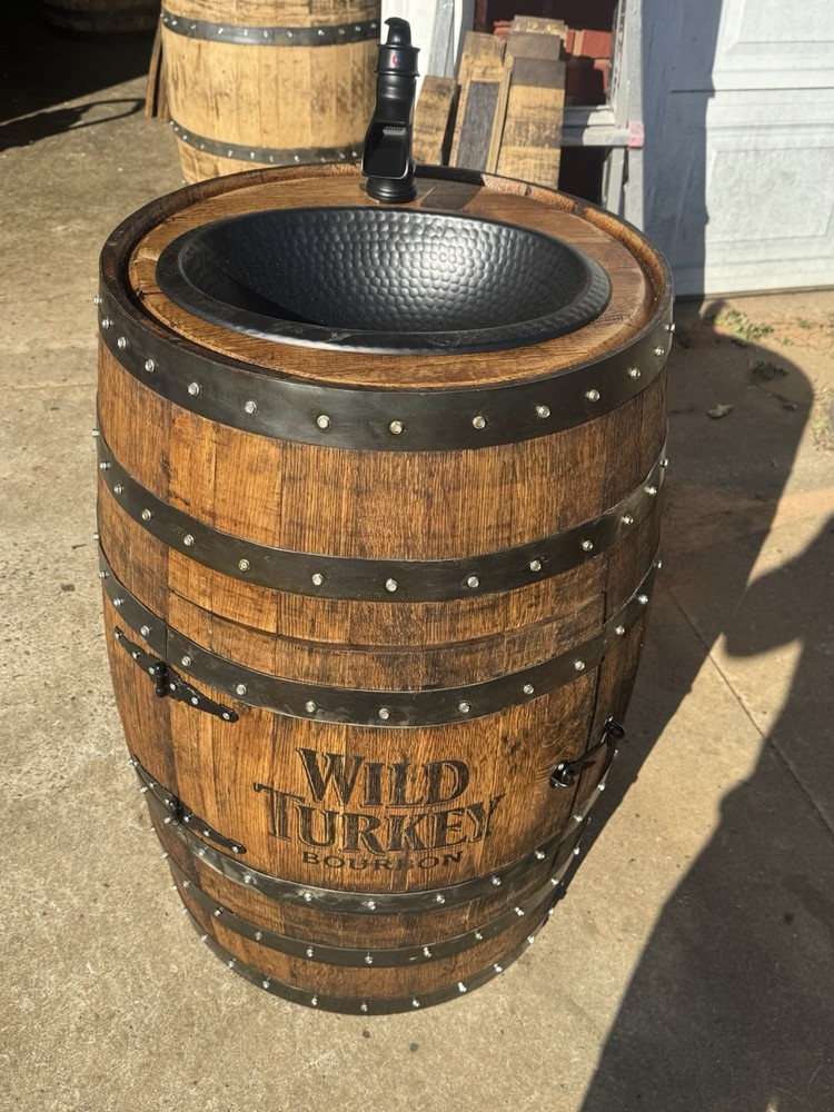 Whiskey Barrel Sinks “Free Shipping”