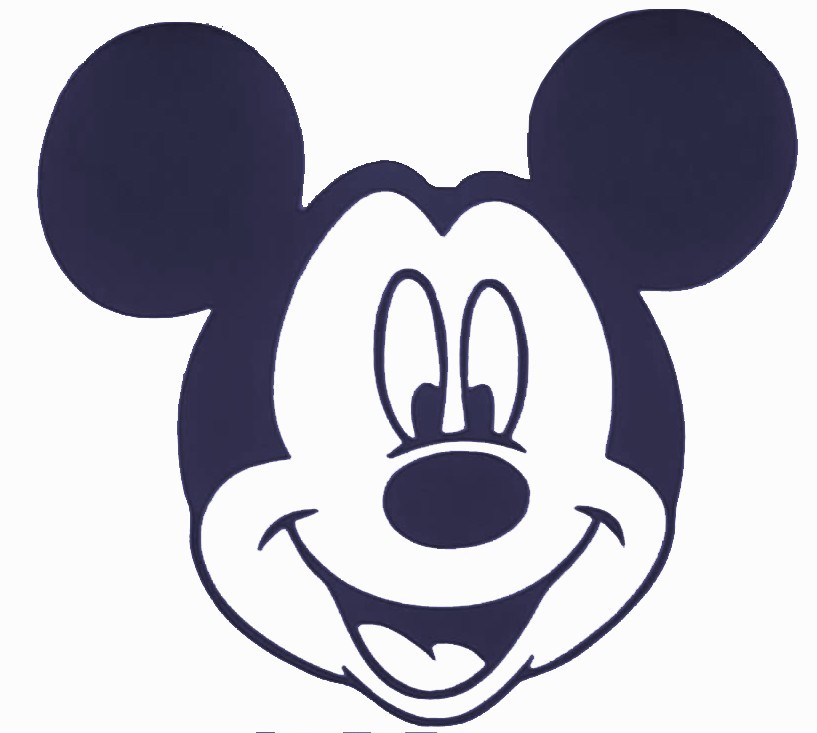 mickey mouse 5" car window/LAPTOP STICKER