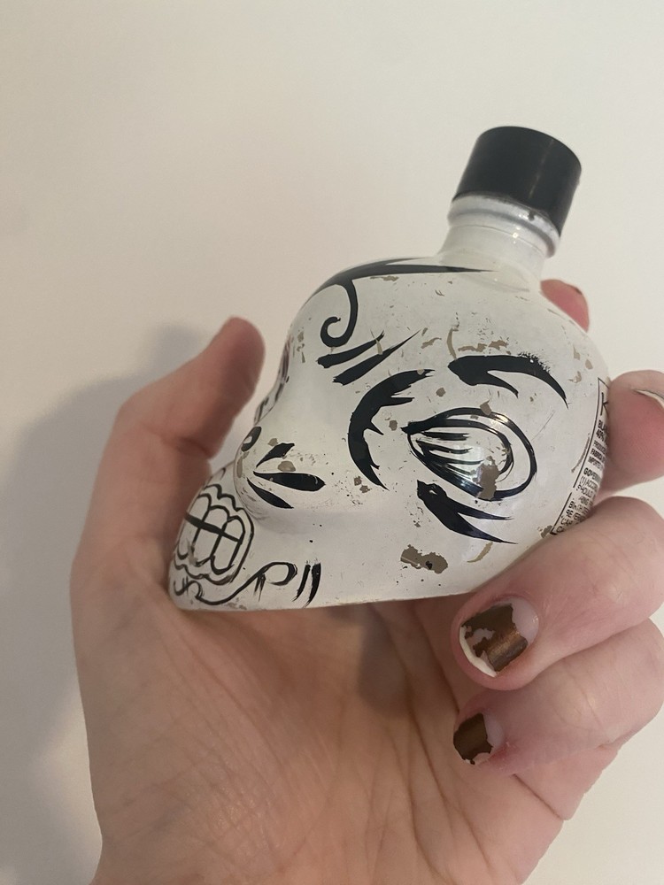 White Kah Skull Bottle