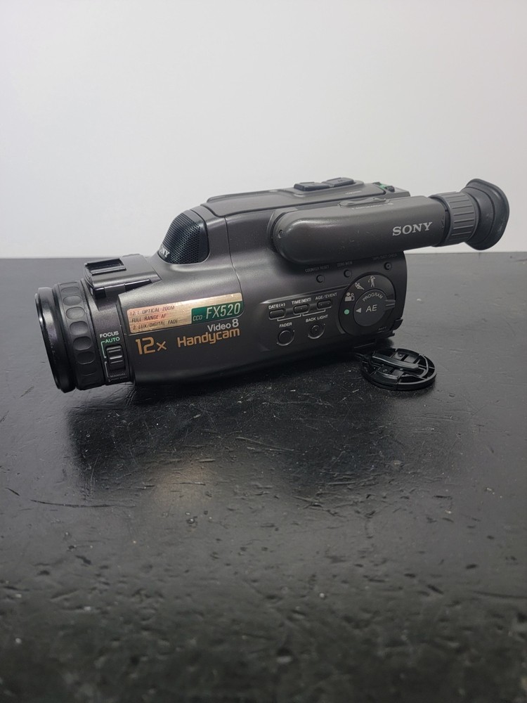 Sony CCD FX520 8mm Video Camera 12x Optical - Untested - As Is!