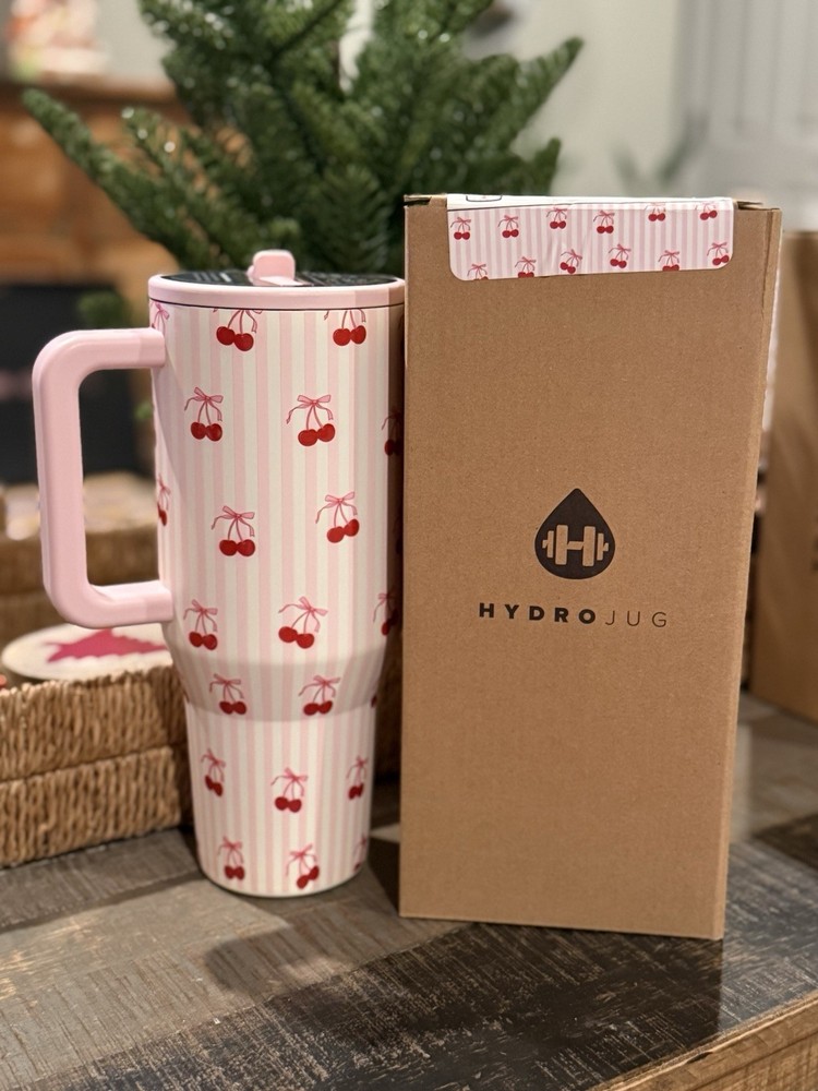 HydroJug Sweet Cherry 40oz NIB