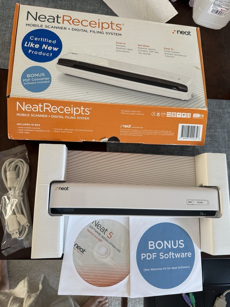 NeatReceipts Mobile Document Scanner & Digital Filing System