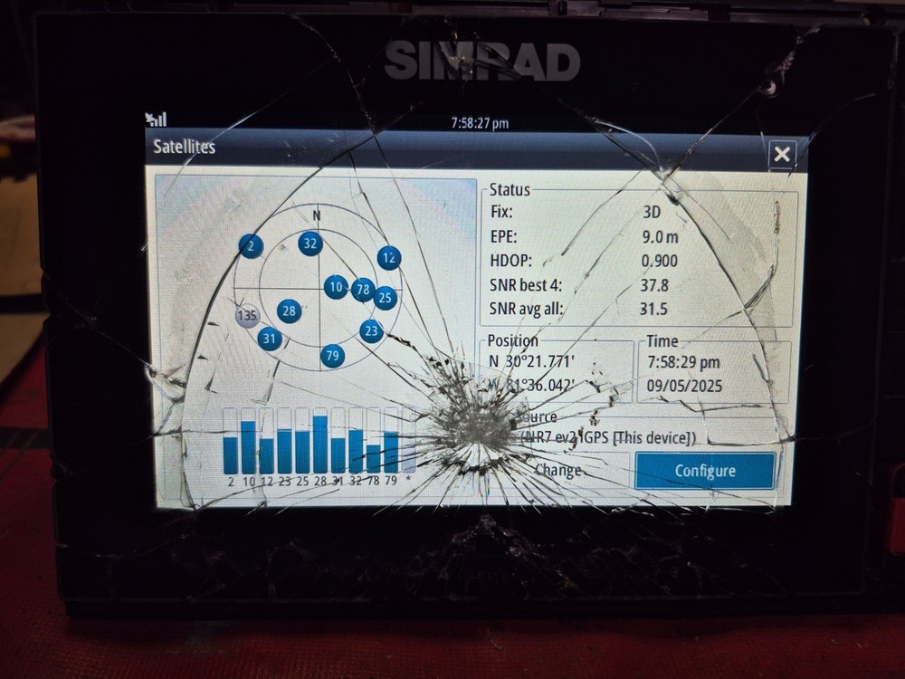 SIMRAD NSS7 EVO2 MFD, HEAD ONLY PREOWNED