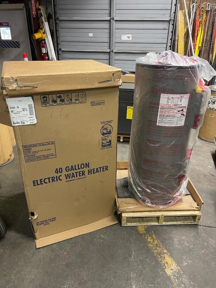 RHEEM Electric Water Heater 40 Gallon #ELD40-TB New In Box