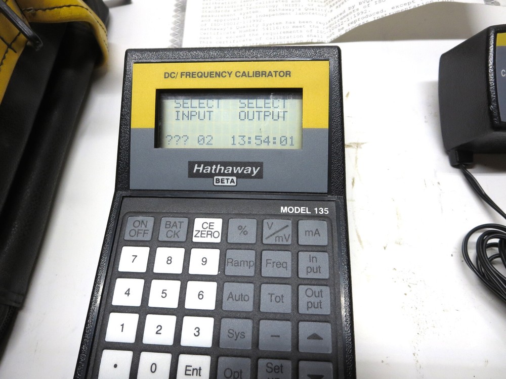 Beta 135 DC Frequency Calibrator w/ Case, Charger, S/N 16114