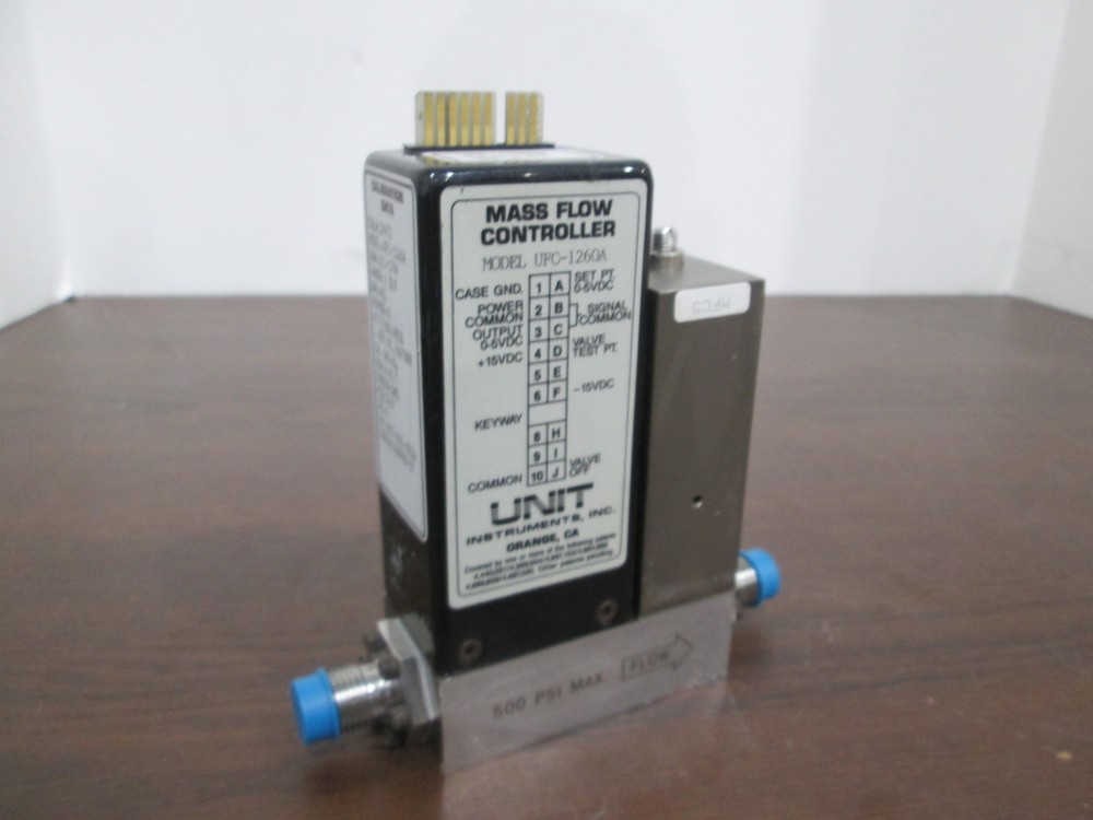 Unit, UFC-1260A, 1 SLM, HCL, Mass Flow Controller, 1/4" Port, Used