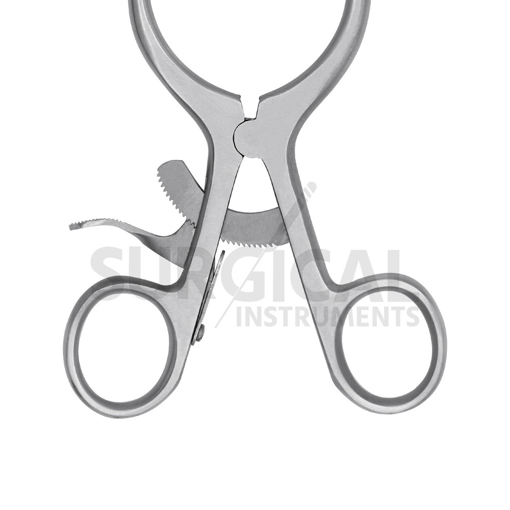 Weitlaner Retractor 4.5" 3X4 Prong SHARP Stainless Steel German Grade