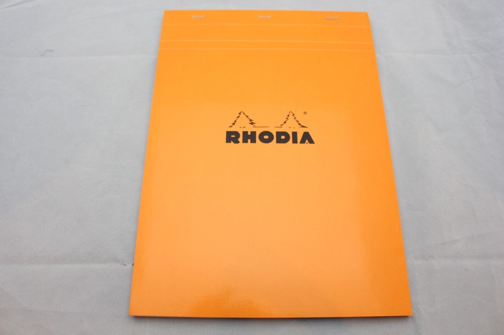 Rhodia Staplebound Notebook 8 1/4 x 11 3/4 Graph Orange