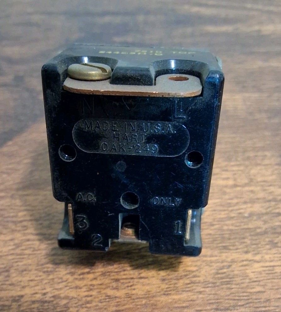 Hart OAK-249 Selector Switch PAT. Pending