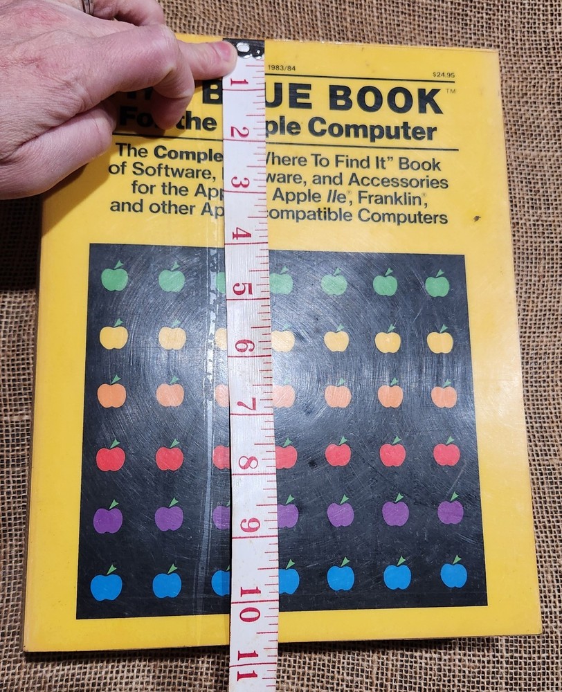 Vintage" The Blue Book For The Apple Computer" 1983 /1984