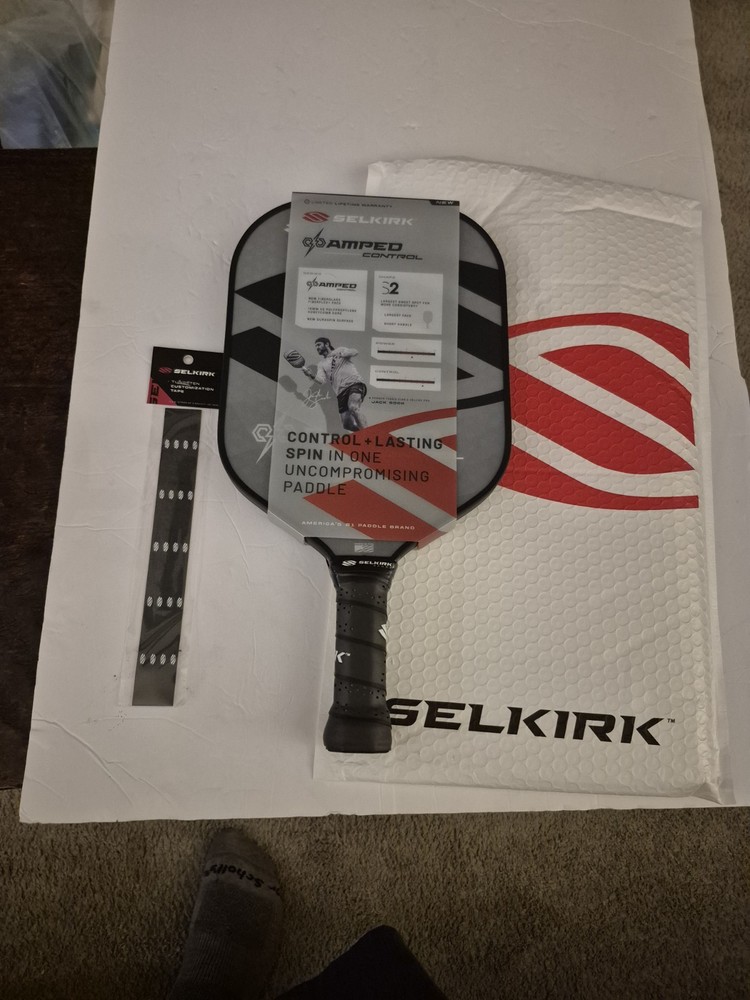 Selkirk Amped S2 Lightweight Grey Pickleball Paddle MORE