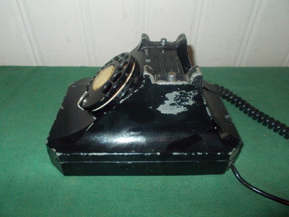 1940S STROMBERG CARLSON ROTARY PHONE GOOD CORDS