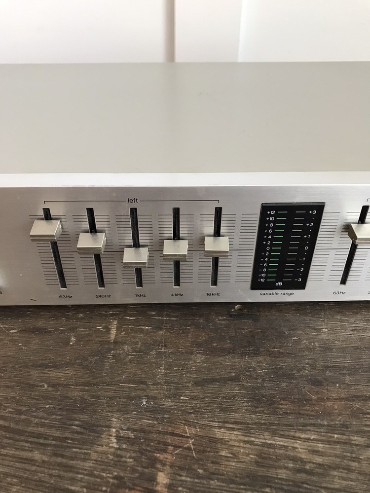 Vintage Technics SH-8015 5 Band Graphic EQ/Equalizer Component Made in Japan !!