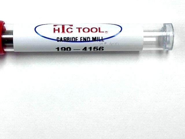 5/32" 4 FLUTE DOUBLE END STUB SOLID CARBIDE END MILL HTC 190-4156 USA