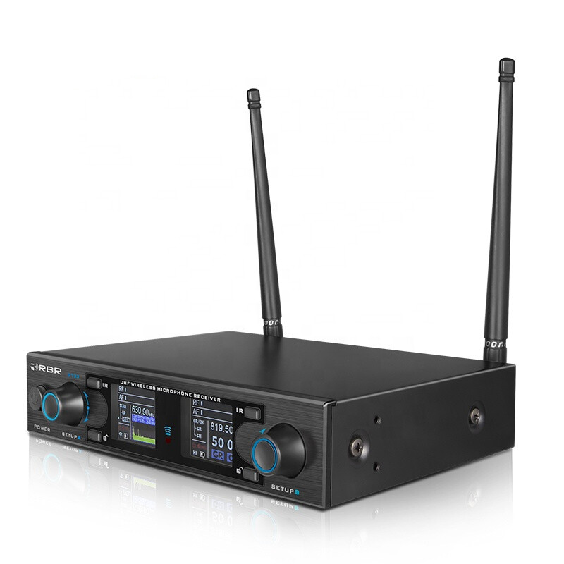 Rechargeable Handheld Design Digital Professional Wireless Microphone Mic System