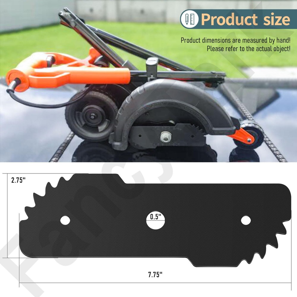 HandyTek 2-Pack EB-007 Edge Hog Heavy-Duty Edger Replacement Blades...