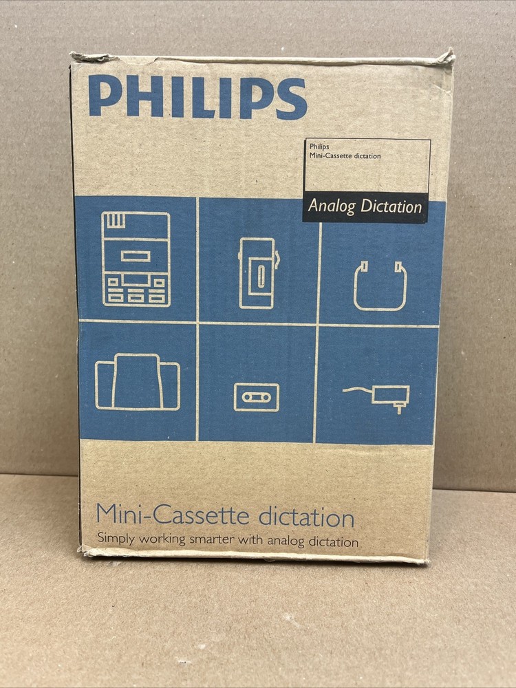 Philips Mini Cassette Transcription Kit LFH-720 - Professional Grade Transcriber