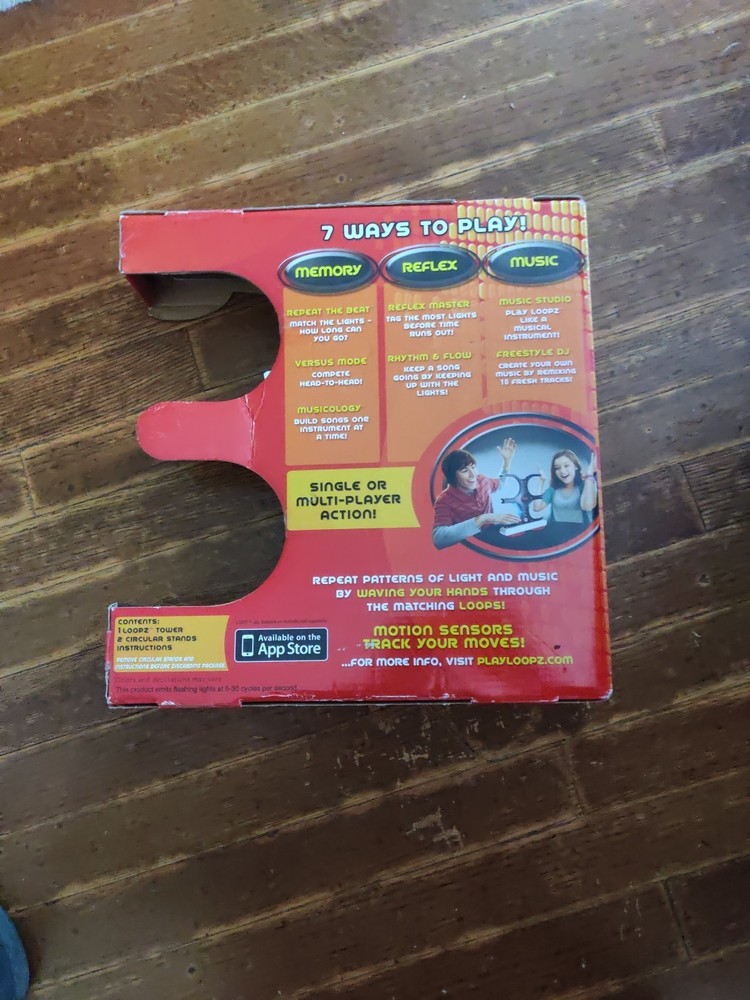 Loopz Memory Game Ages 7+ New in Box Memory Reflex Music MEMORY GAME