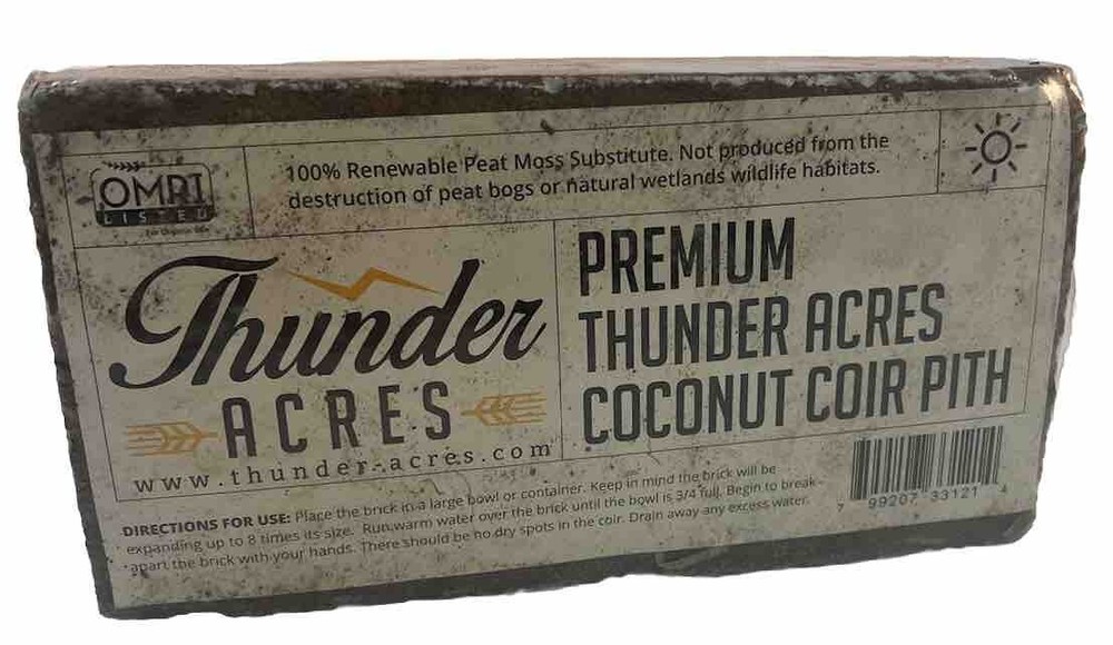Thunder Acres Premium Coconut Coir Pith