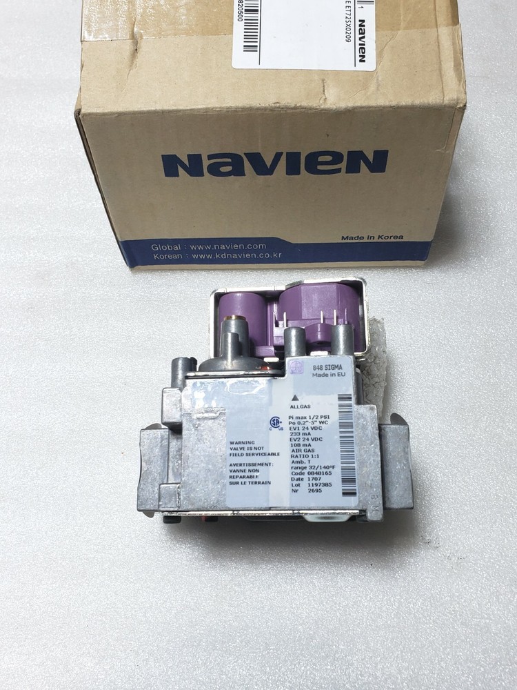 Navien 30008429A Gas Valve, Alternative Part Number 30011586A,NPE and NCB,  NOB