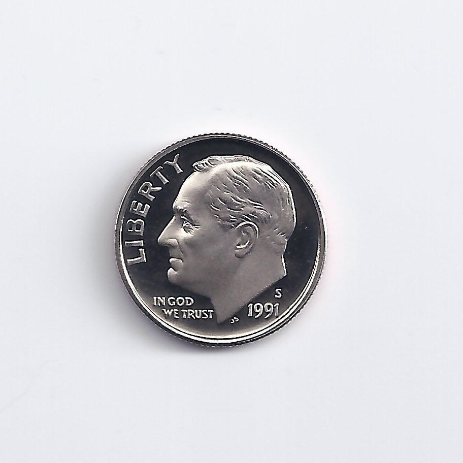 1991-S   PROOF DIME