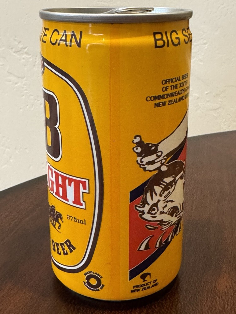 DB Draught Bitter - Swimmer - Commonwealth Games - Empty Beer Can Top-opened