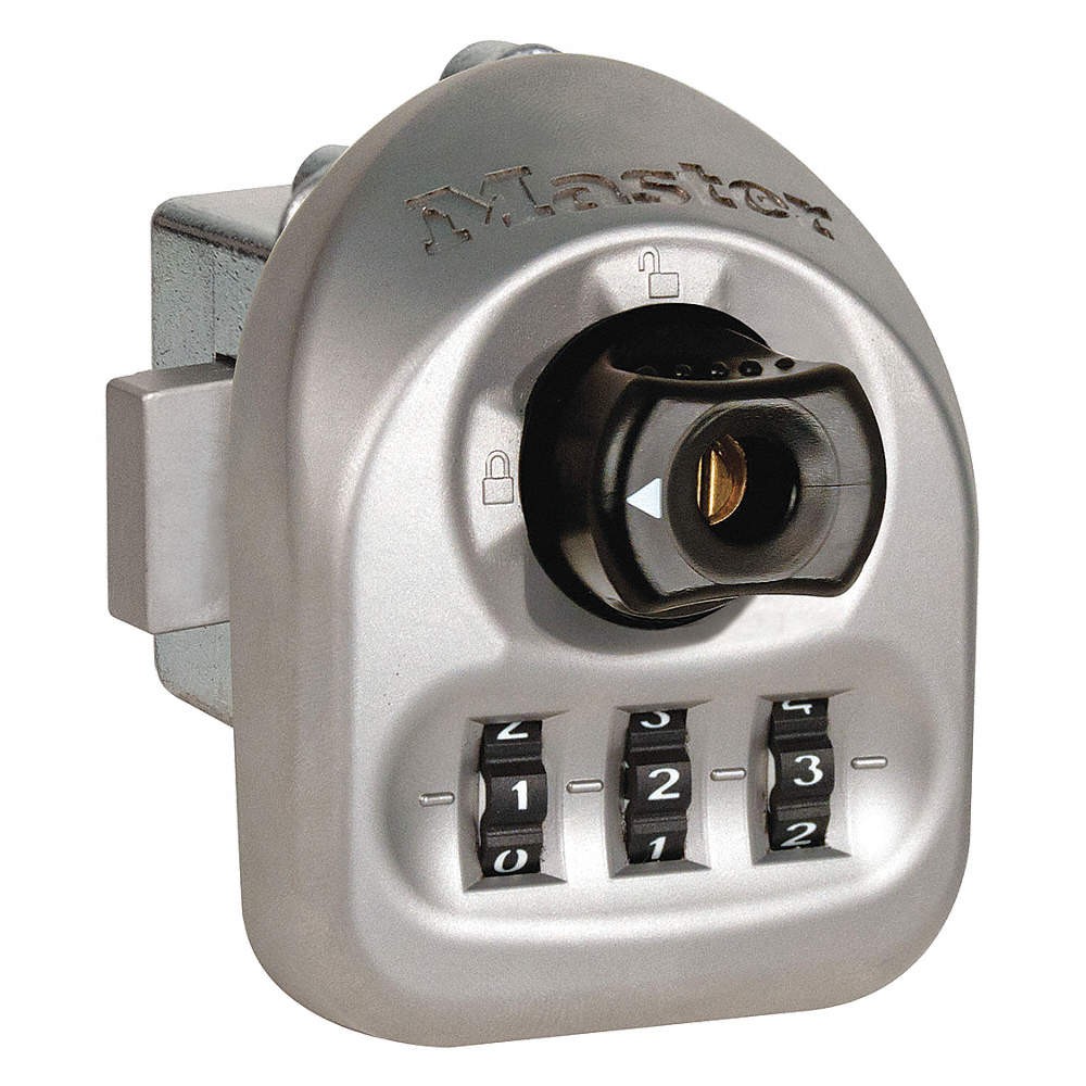 MASTER LOCK 3670-01 Multiuse Lock,Keyed/Combination,Satin 31MH03