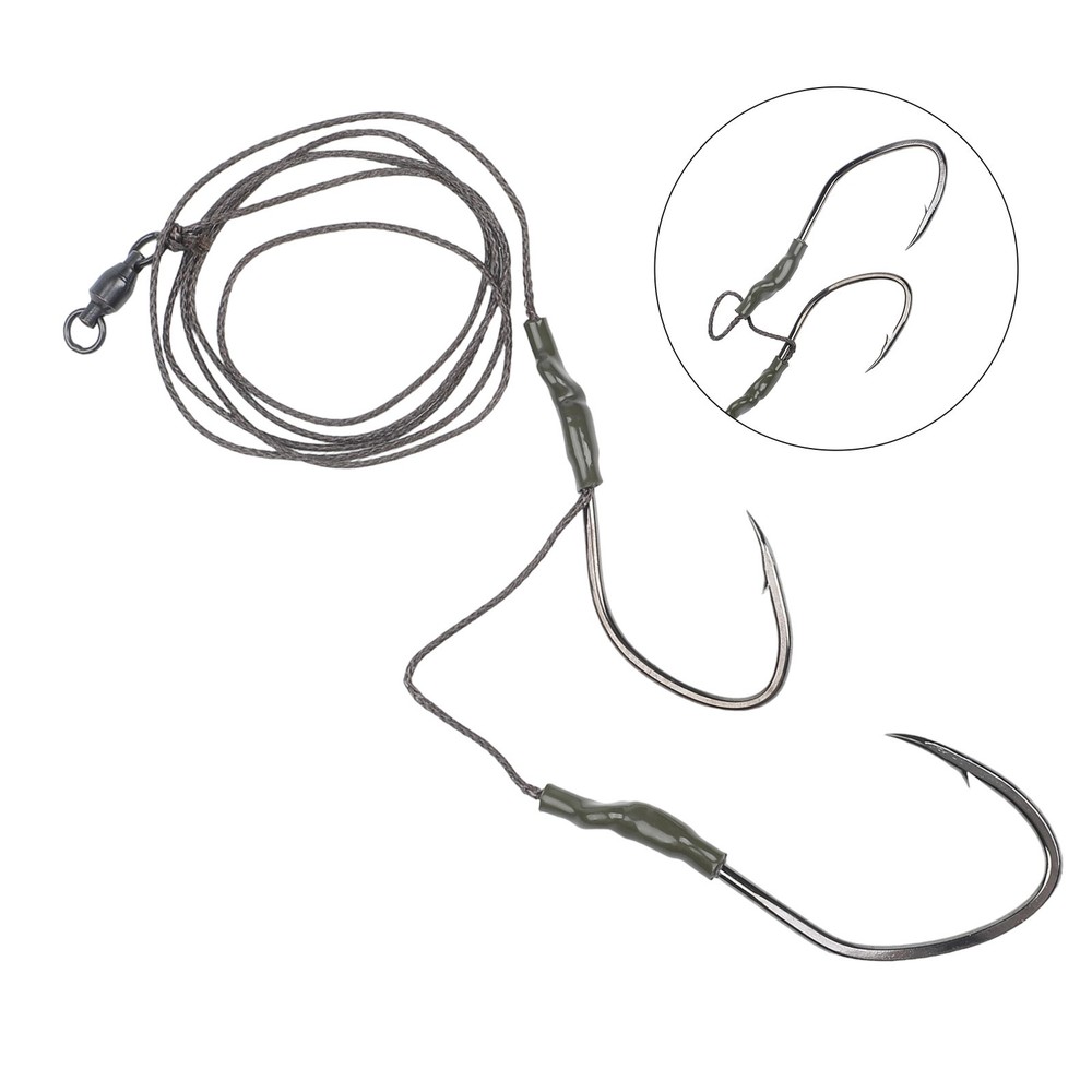 Freshwater Catfish Rig with Optimized Bait Compatibility and Strong Hooks