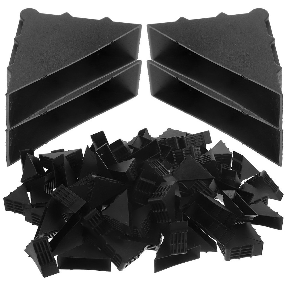100 Pcs Plastic Packing Edge Protectors Frame Protection Accessories Corner