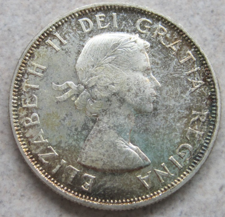 1954 Canada Silver 50c;  BU