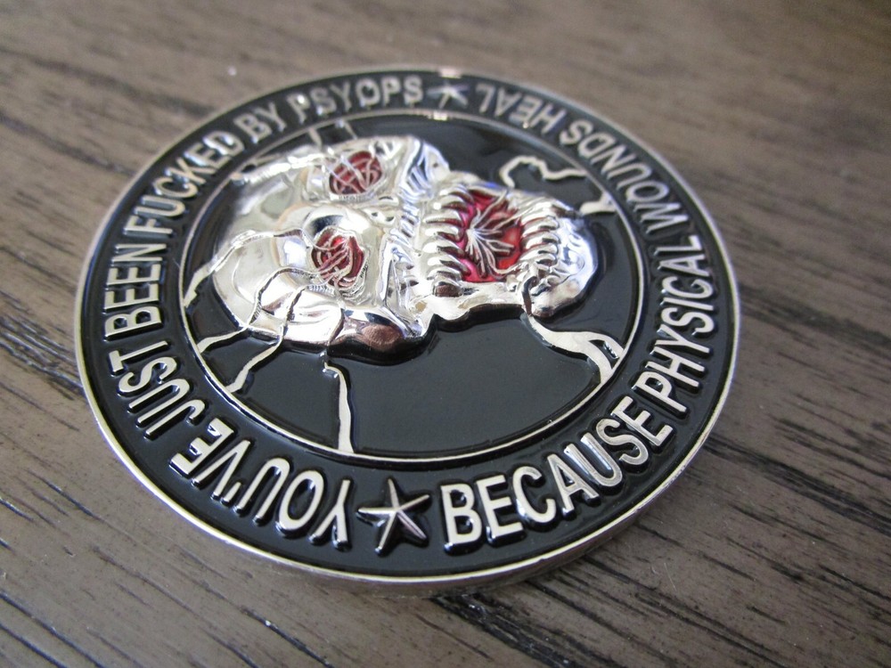 MISOC Military Information Support Command PSYOPS SOCOM Army Challenge Coin