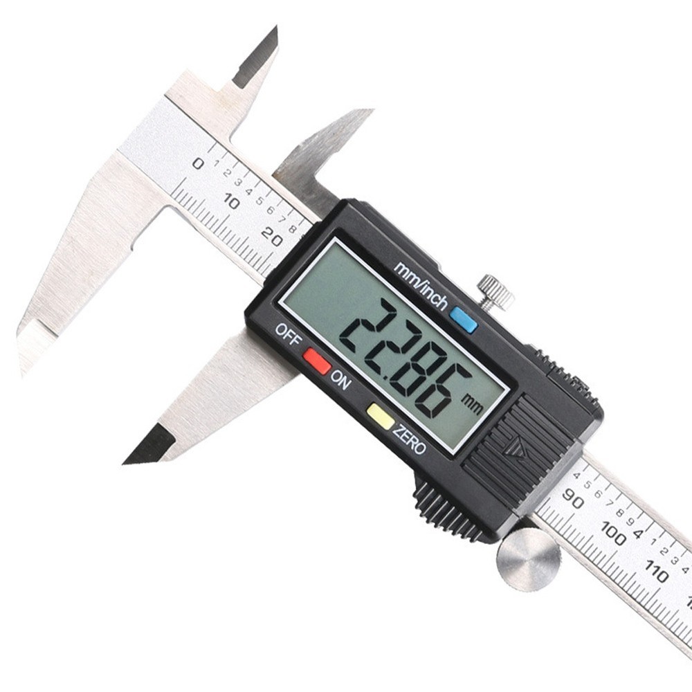 6" Digital Vernier Caliper Micrometer Measuring Tool Depth Ruler Stainless Steel