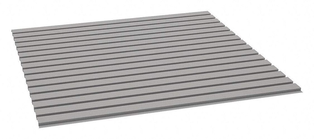 Corrugated Steel Decking Gray 48 in. W BSD-4848