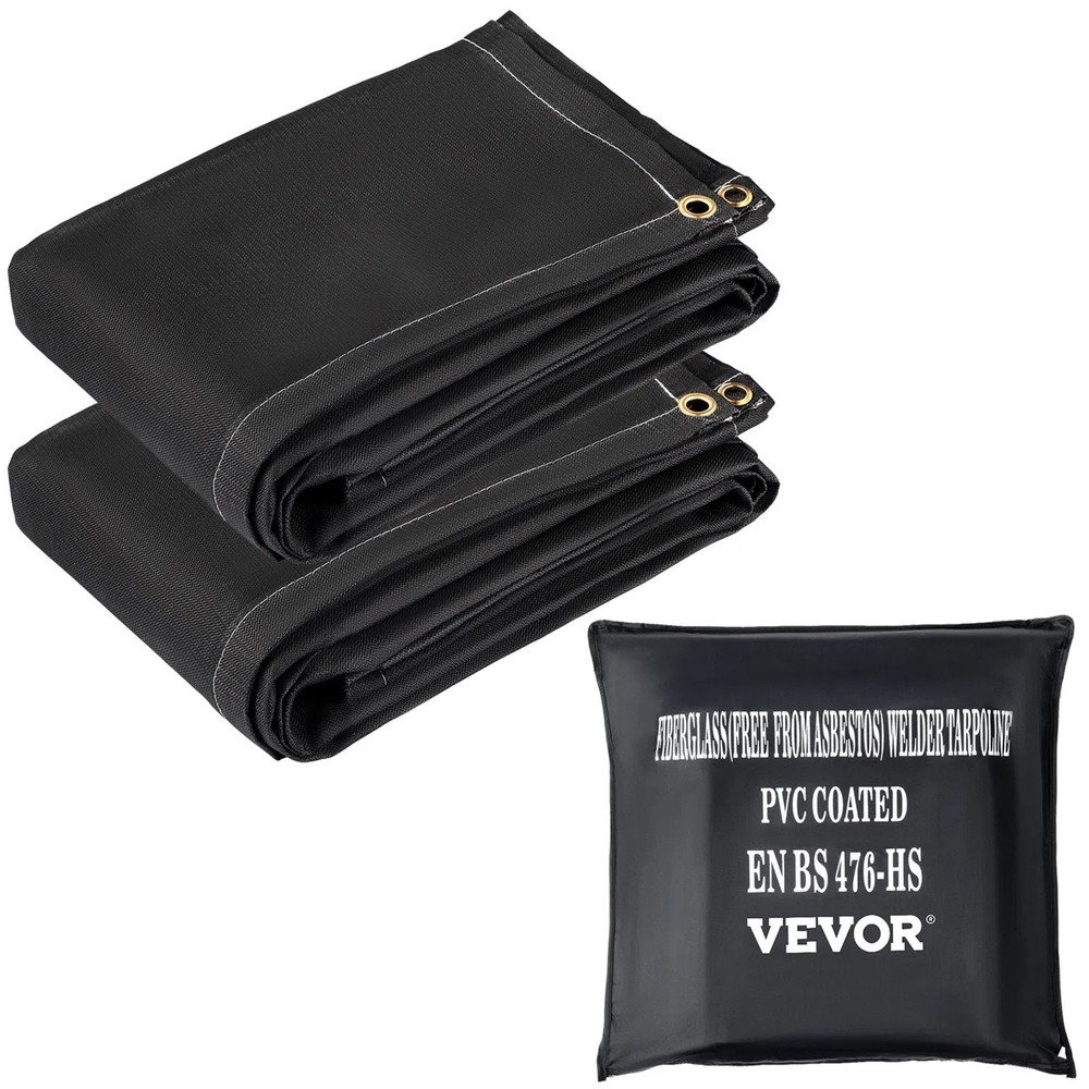 Fire Blankets, 2 Pack Welding Blankets, 8' x 10' Fire Suppression Blanket, 102