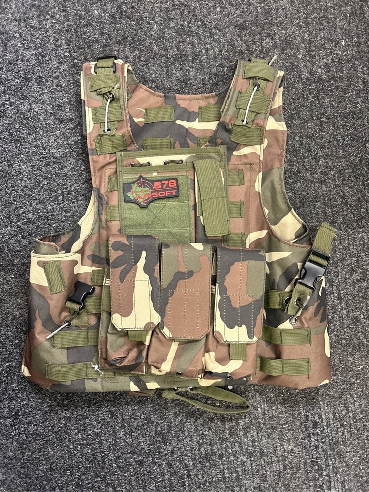 Camo Tactical Airsoft Vest