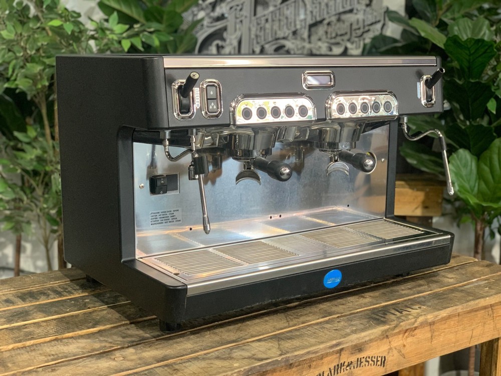 CARIMALI CENTO 2 GROUP BLACK HIGH CUP ESPRESSO COFFEE MACHINE
