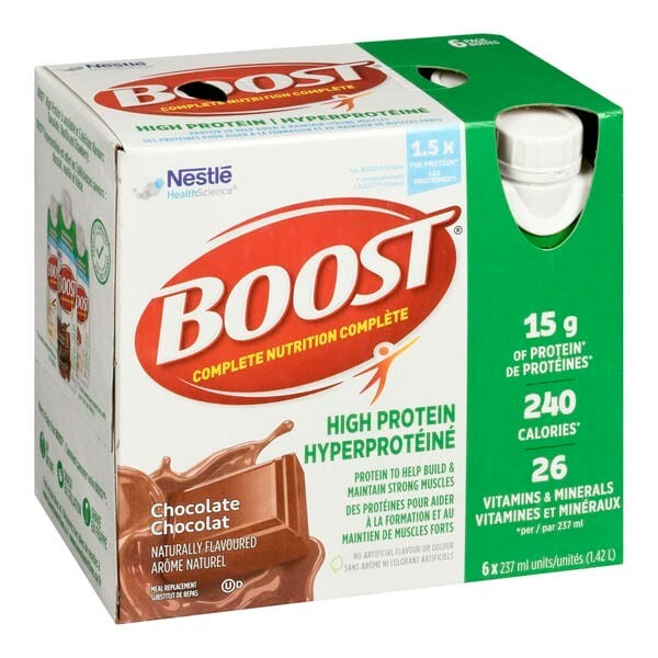 Nestle Boost Supplement High Protein Chocolate 237ml/8oz
