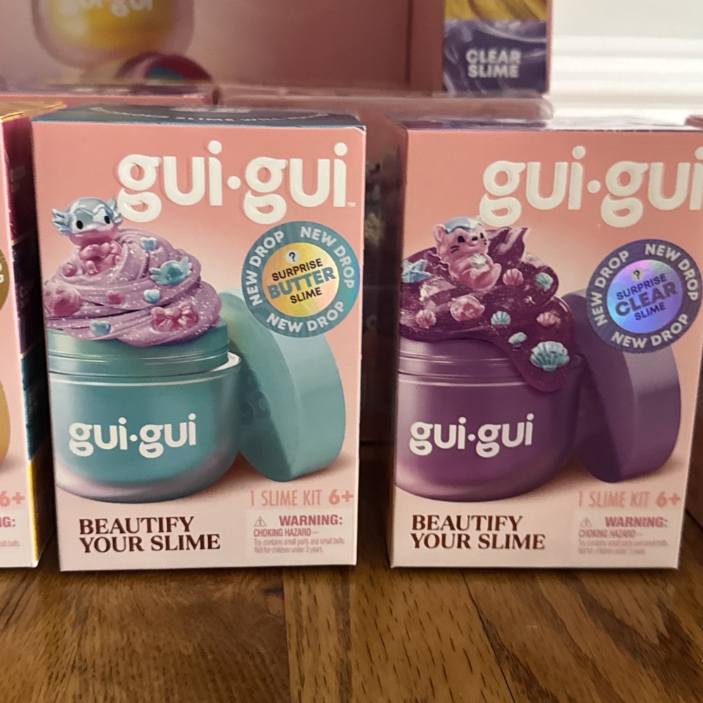 Full case GUI GUI Beautify Your Slime Kit Surprise Gloss Slime