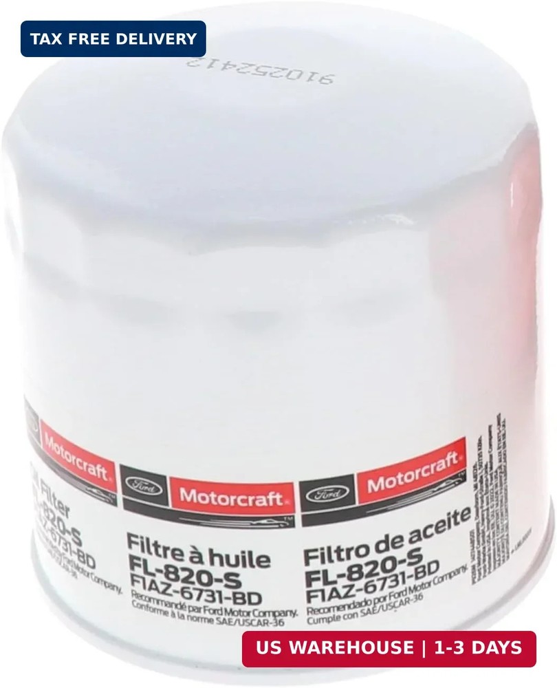 Motorcraft Engine Oil Filter - FL-820-S (OE Replacement for Select Models and Ye