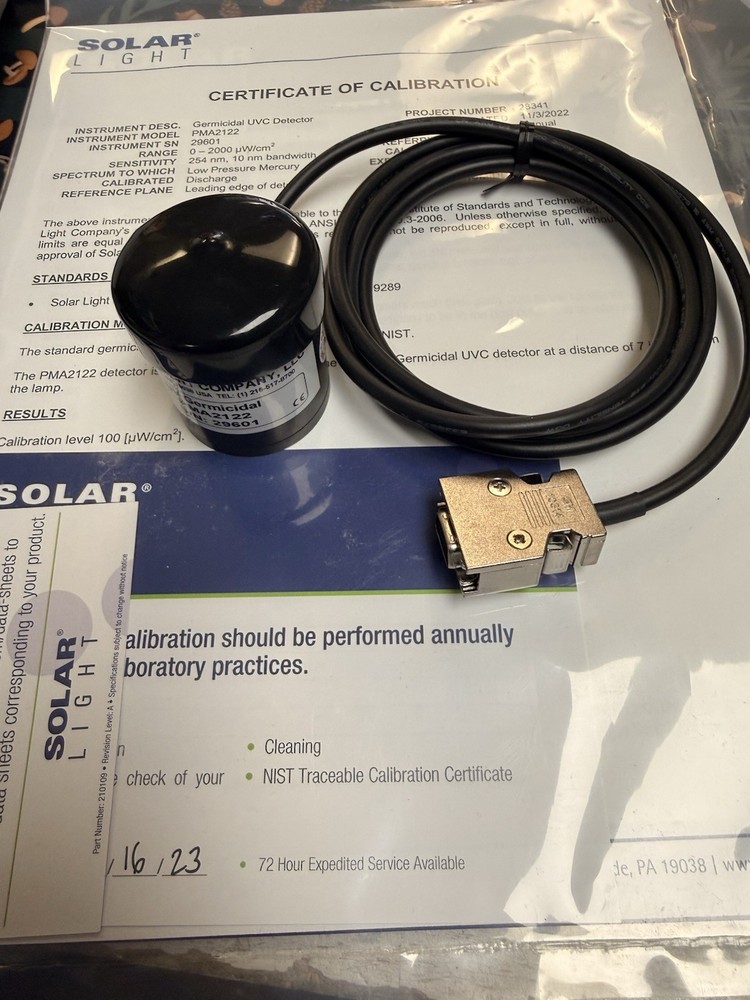 Solar Light PMA2122 Digital Germicidal UVC Sensor