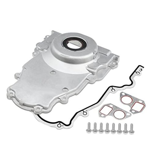Engine Timing Cover with Gasket Compatible with Chevrolet Silverado 1500/1500