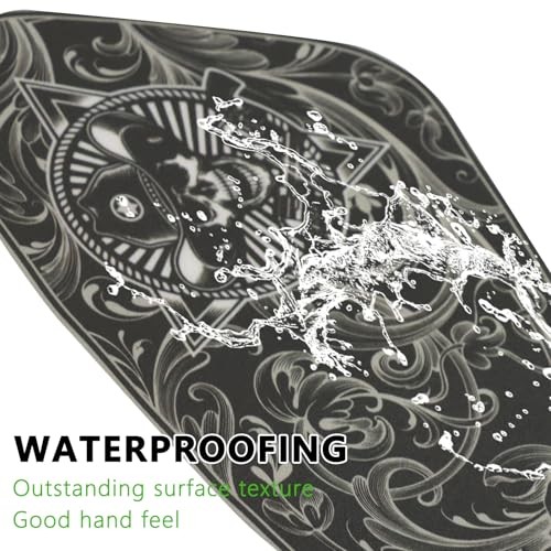 Skull Motorcycle Gas Tank Graphics Fuel Oil Tank Pad 2pcs Side Gas Tank Pad