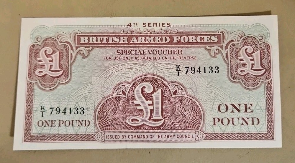 British Armed Forces 1 Pound Note
