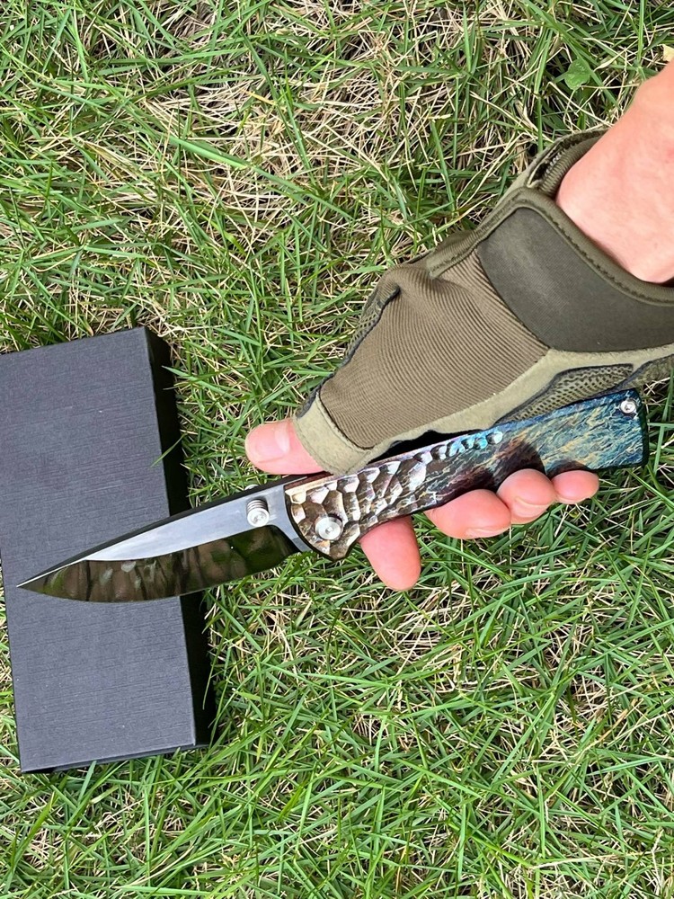 7'' New Folding Tools M390 Blade TC4 T4C Handle Camping Tools VTF95B