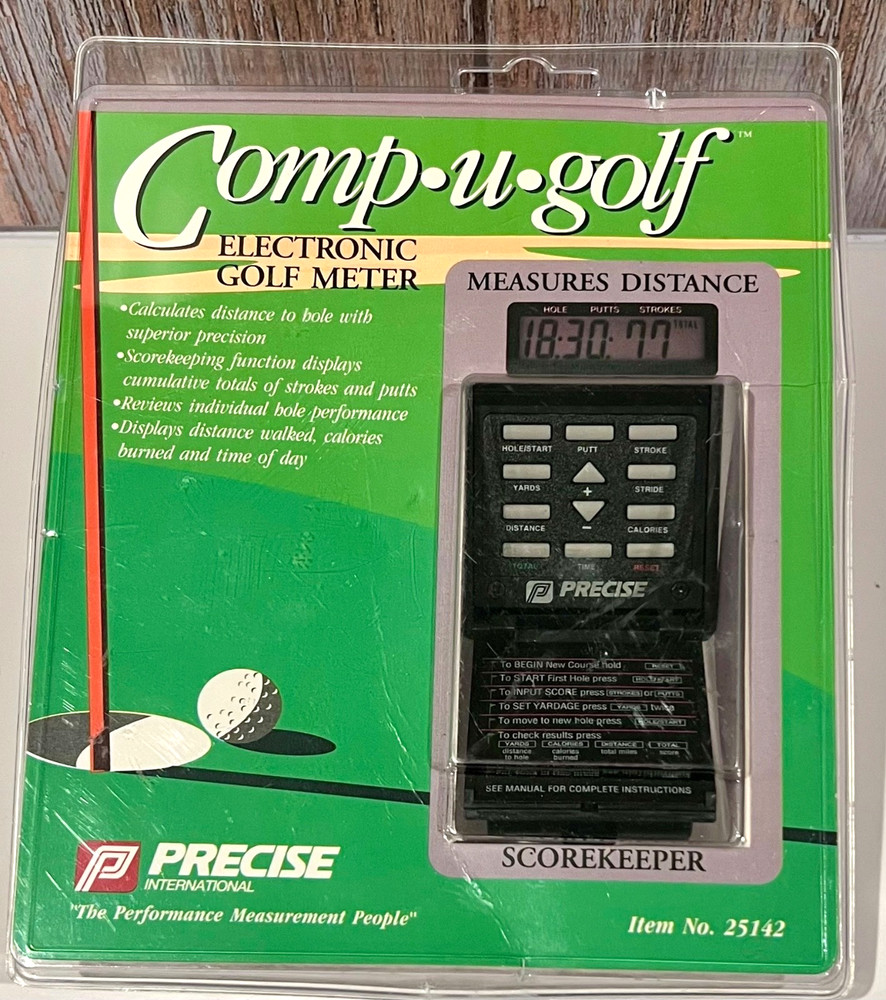 Comp-U-Golf Electronic Golf Meter - Measures Distance, Keeps Score, & More