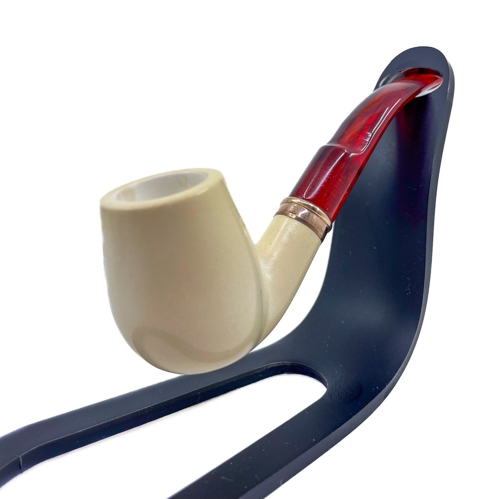 S.Yanik Meerschaum Pipe – Smooth Billiard