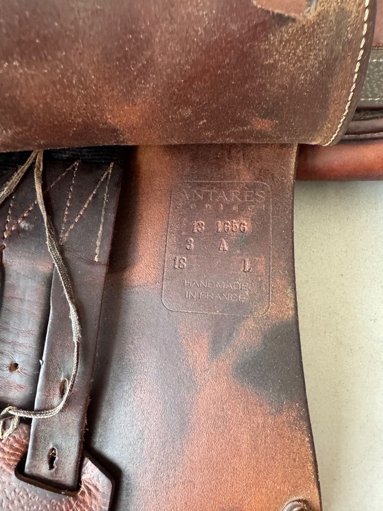 18" Antares Contact Saddle - 3A Flaps - 2013 - Grain / Buffalo